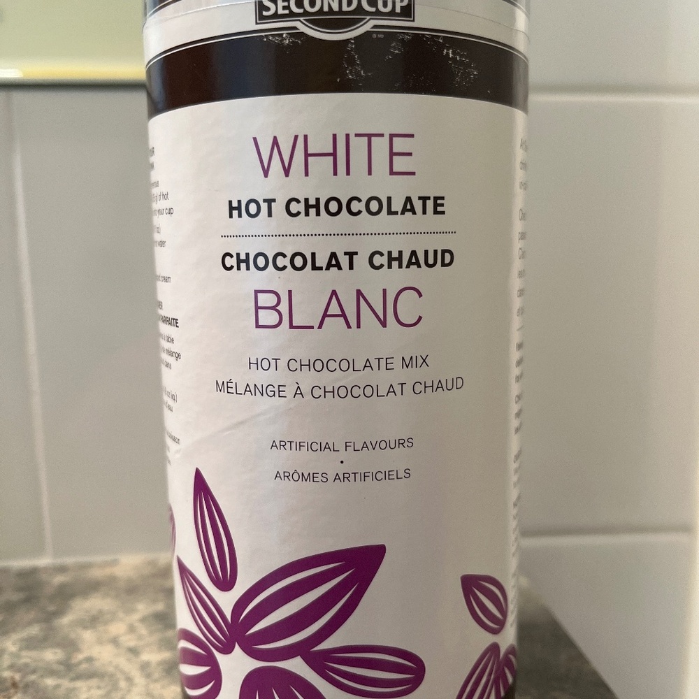 White hot chocolate mix